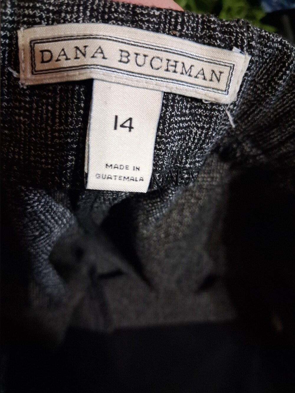 Dana Buchman Charcoal Gray Straight-Leg Trousers Tummy Control - Picture 5 of 5
